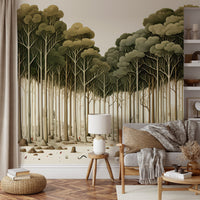 Whimsical Fantasy Forest Wallpaper - Wallanza