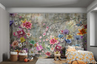 Whimsical Floral Garden Wallpaper - Wallanza