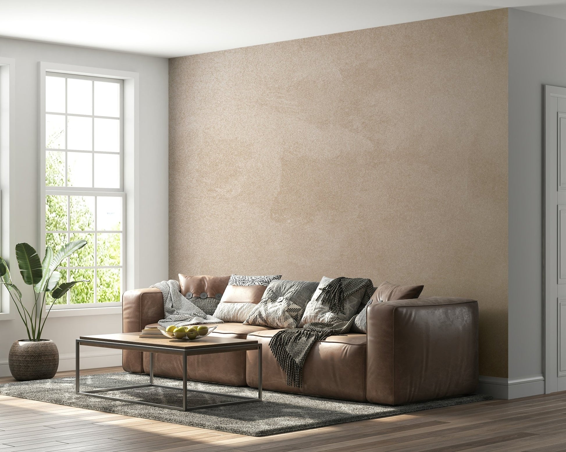Whisper of Beige Wall Mural - Wallanza