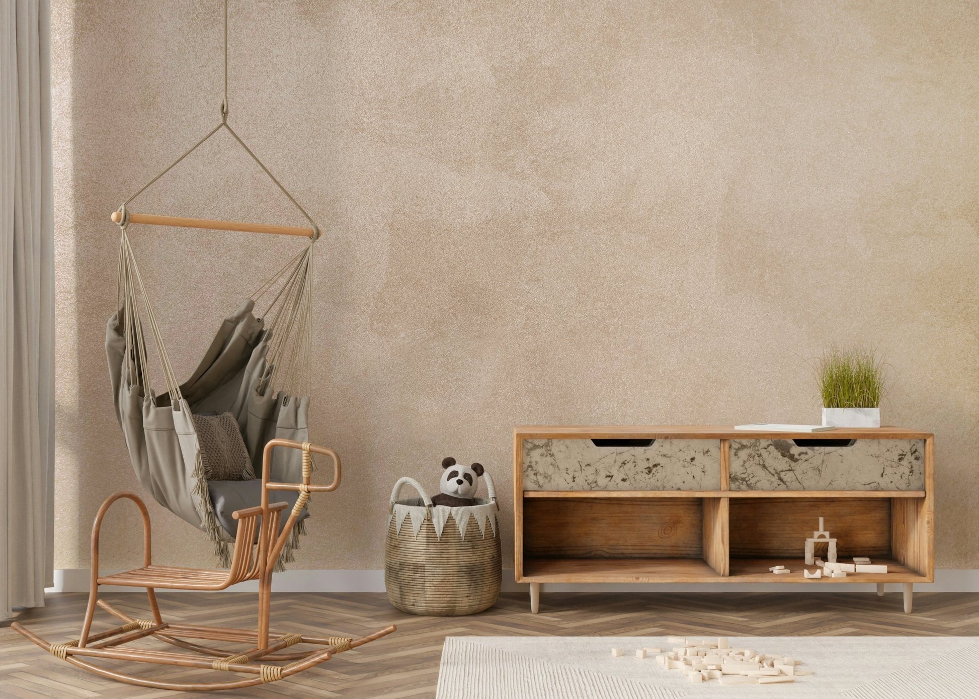 Whisper of Beige Wall Mural - Wallanza