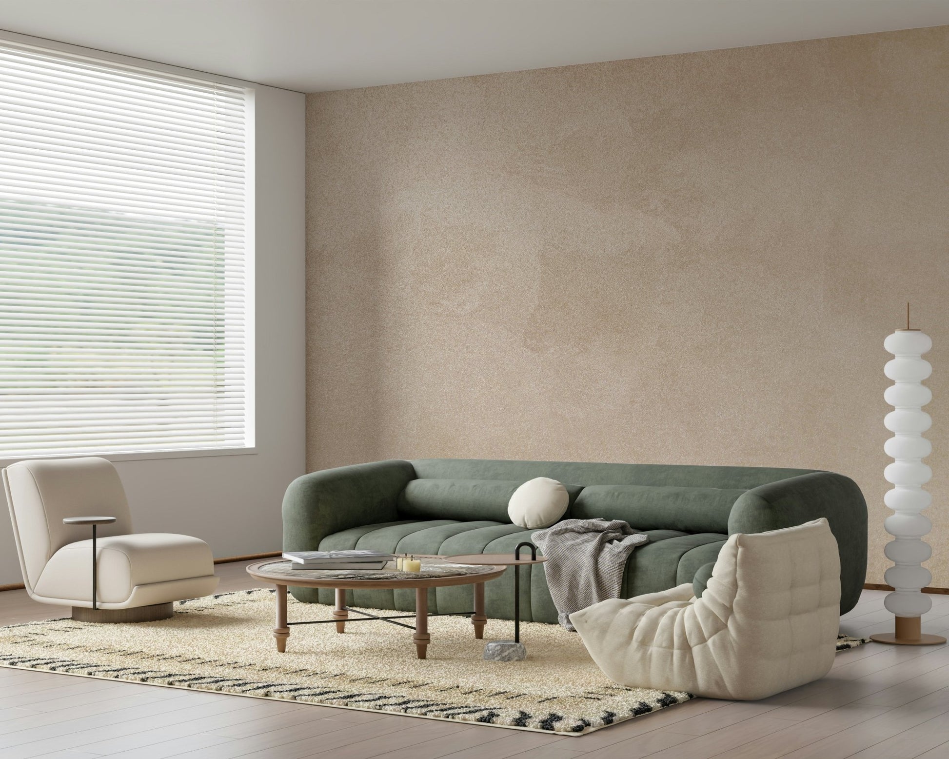 Whisper of Beige Wall Mural - Wallanza