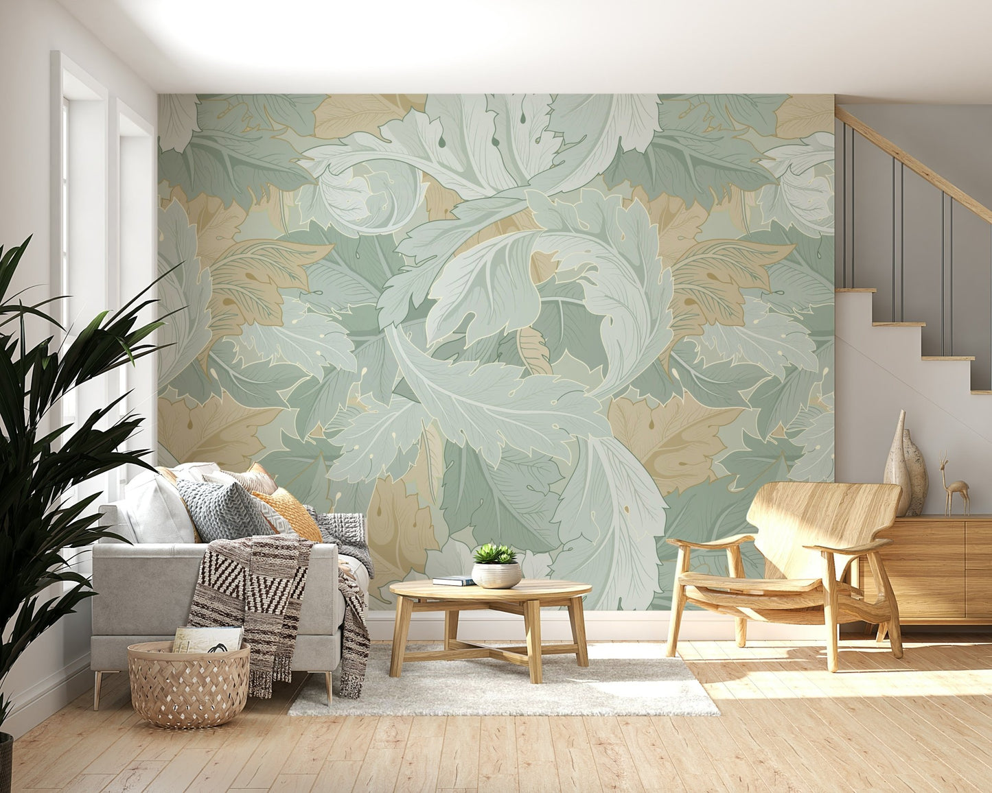 Whispering Leaves Wall Mural - Wallanza