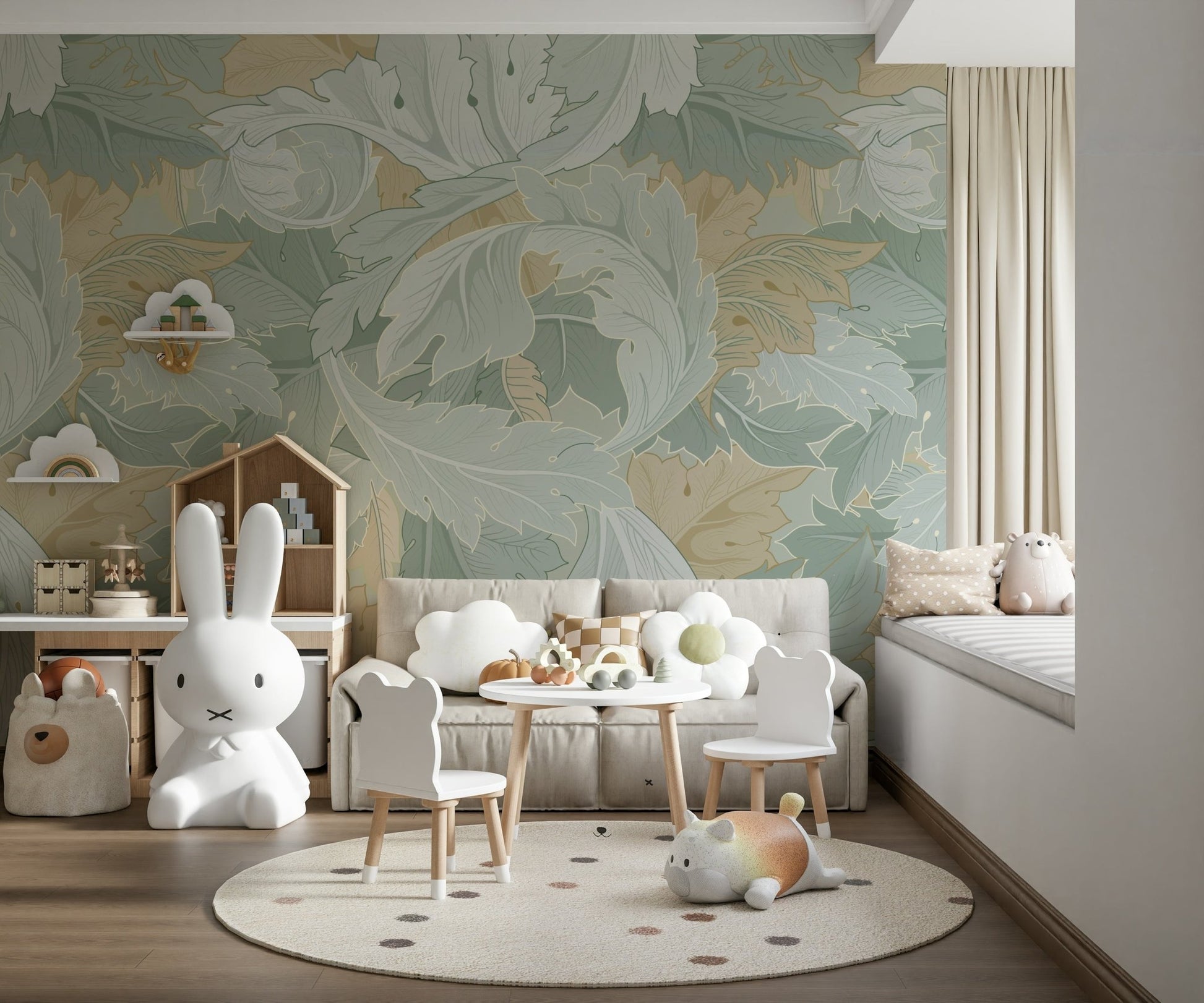 Whispering Leaves Wall Mural - Wallanza