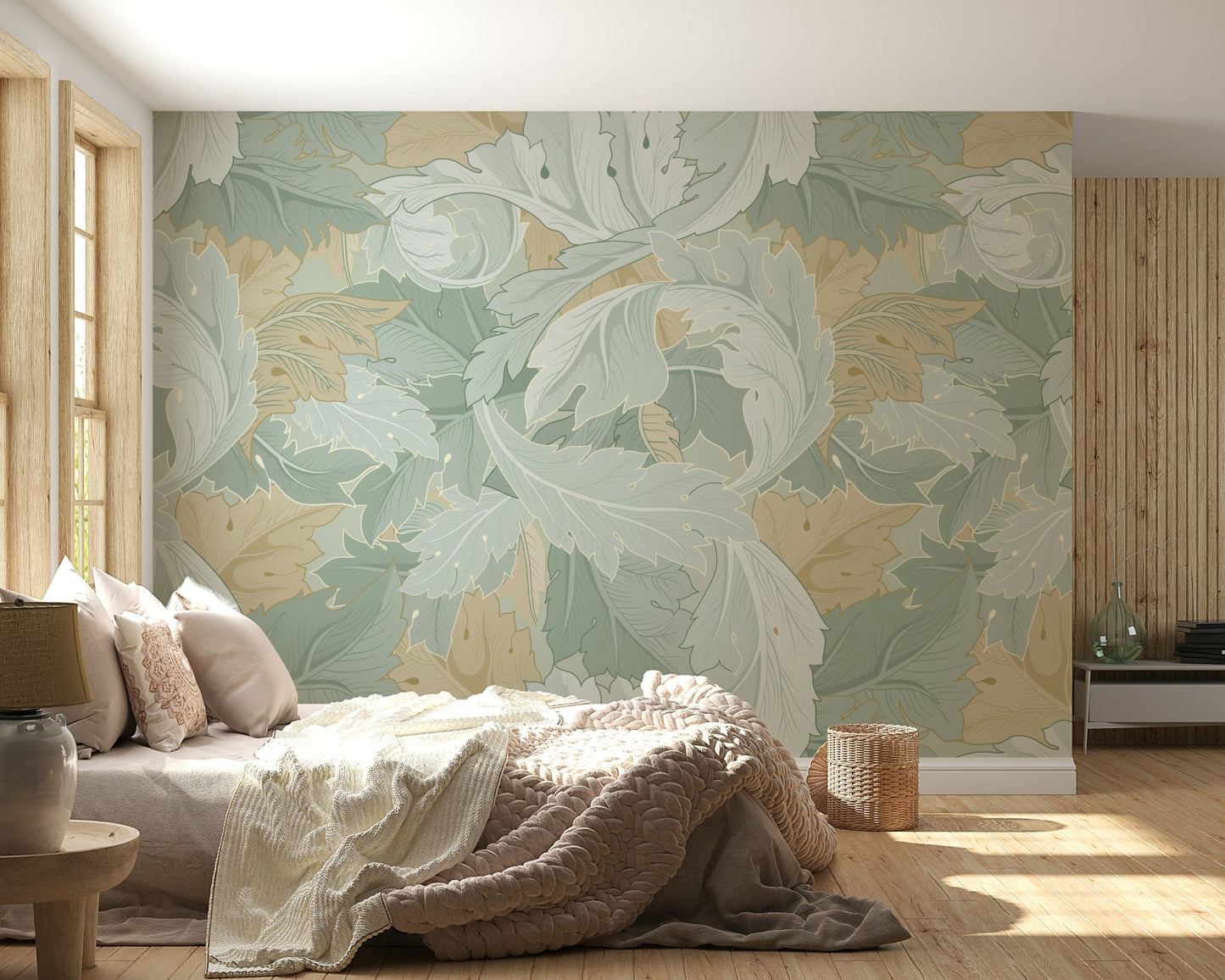 Whispering Leaves Wall Mural - Wallanza