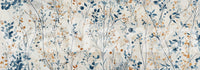 Horizontal panoramic view of Whispering Meadow wall mural.