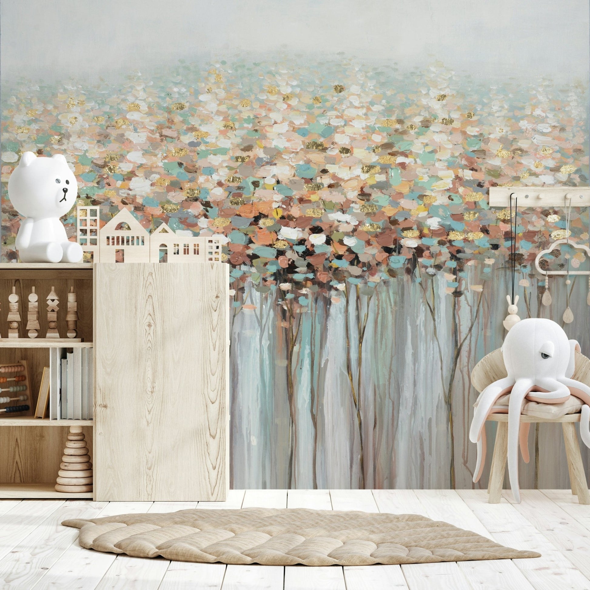 Whispers of Autumn Gold Wall Mural - Wallanza
