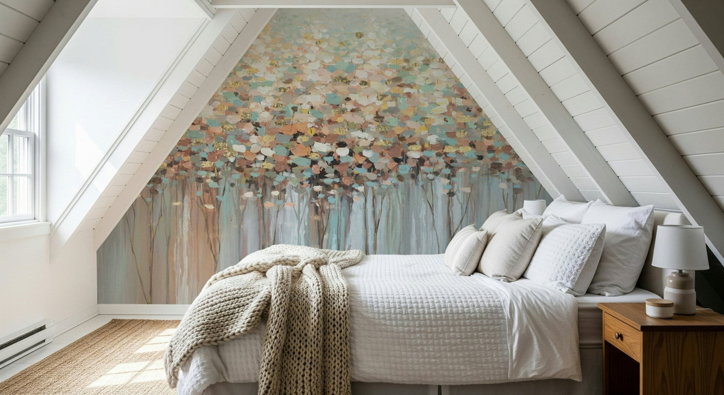 Whispers of Autumn Gold Wall Mural - Wallanza