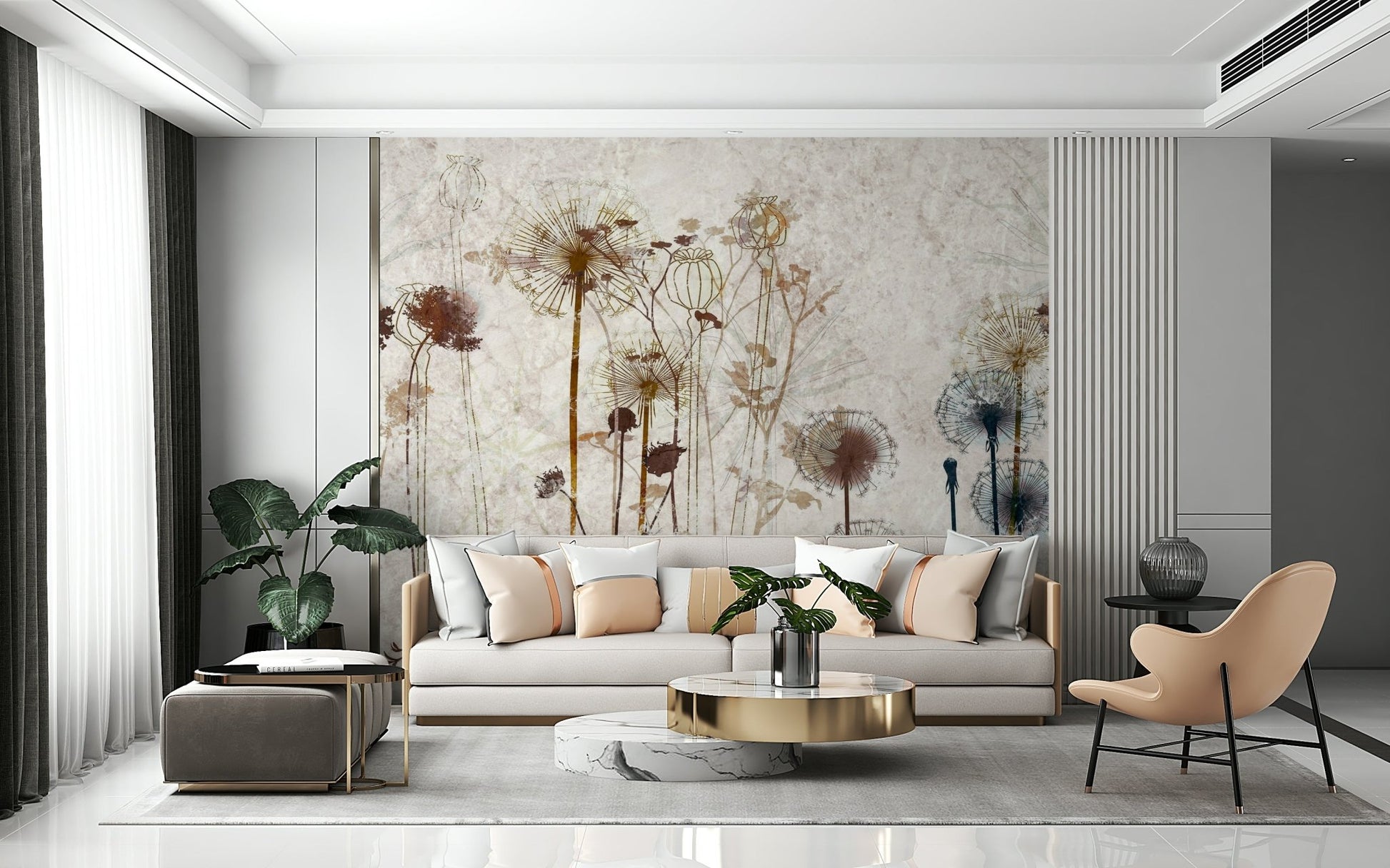 Whispers of the Meadow Wall Mural - Wallanza