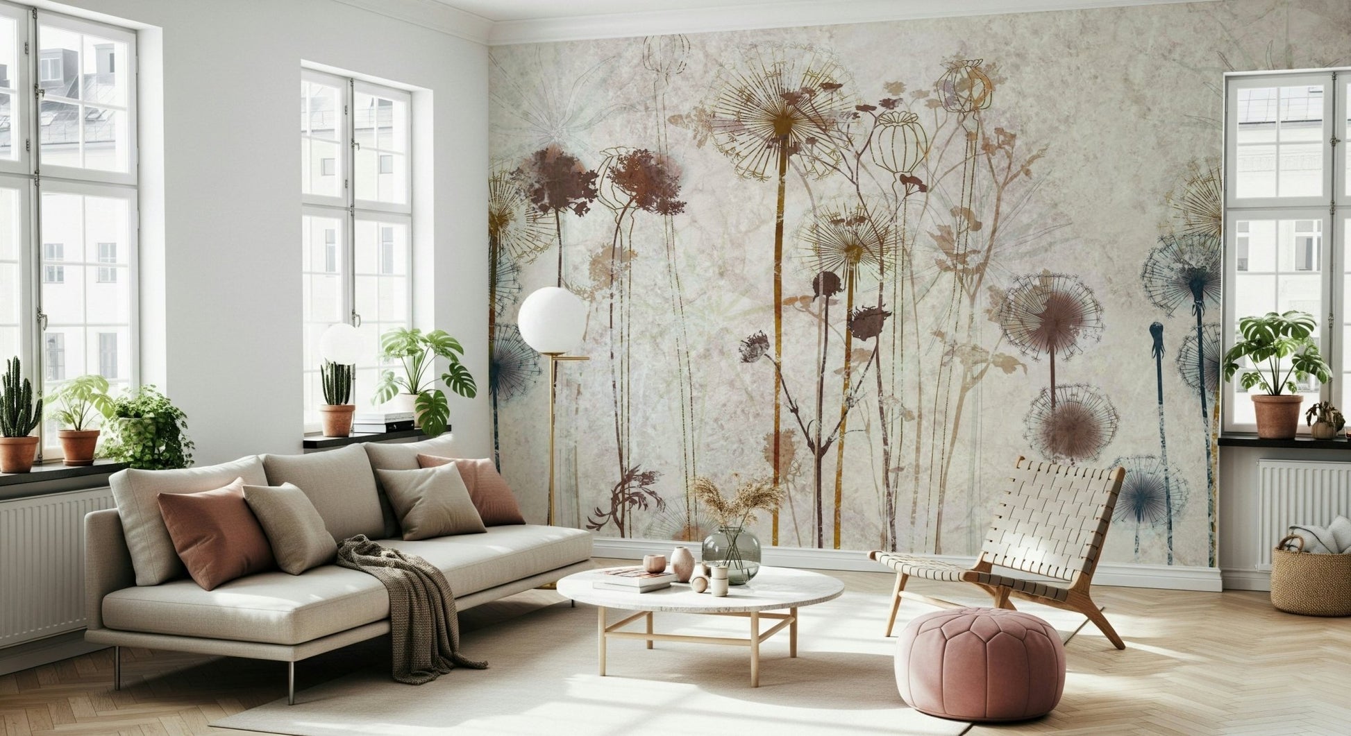 Whispers of the Meadow Wall Mural - Wallanza