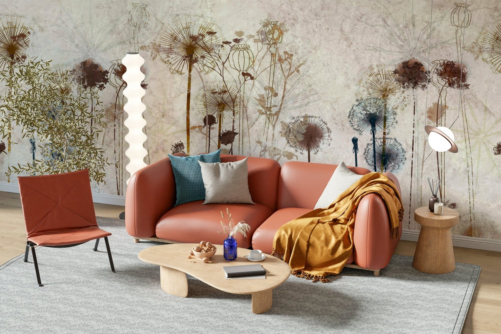 Whispers of the Meadow Wall Mural - Wallanza