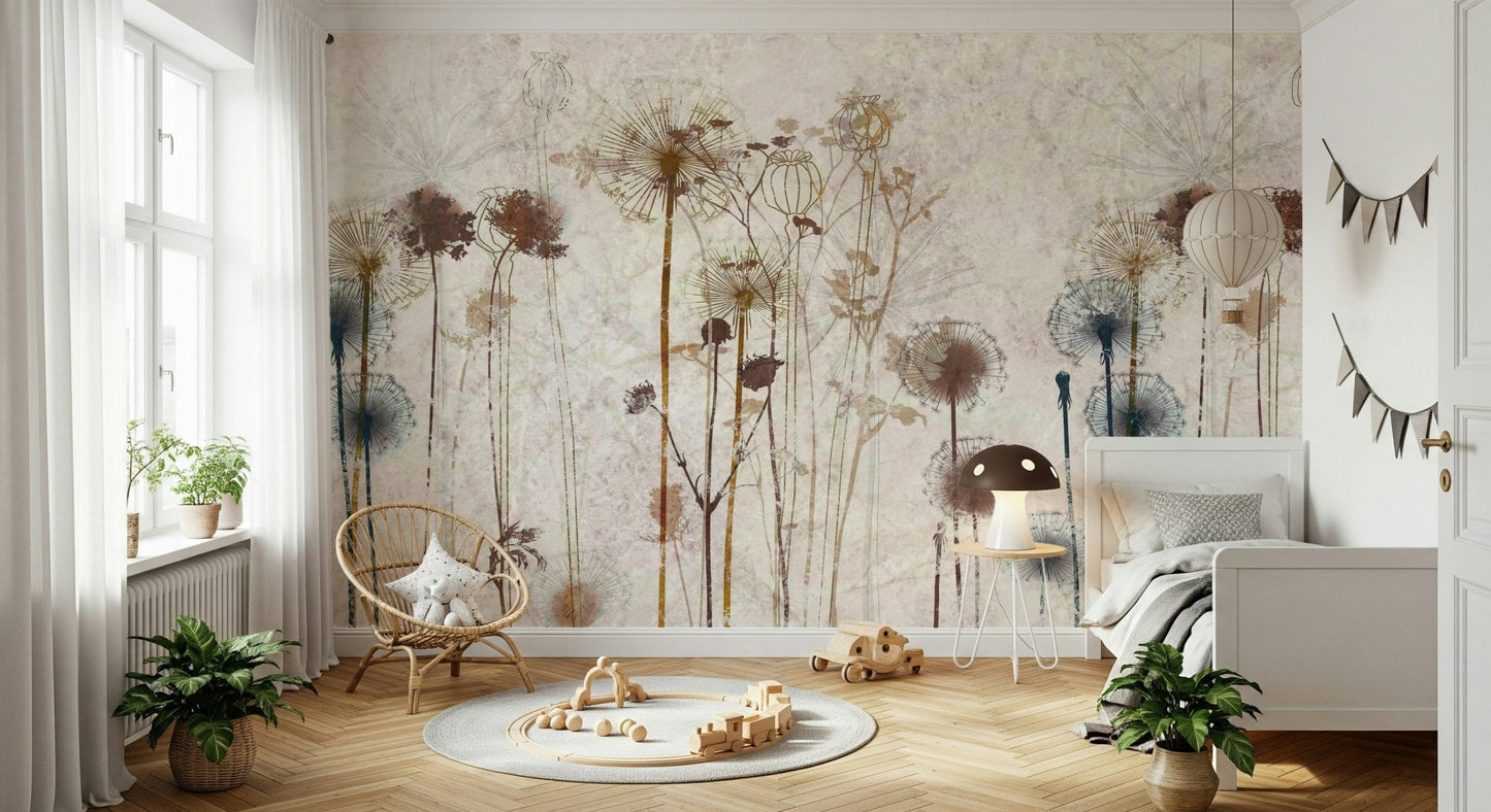Whispers of the Meadow Wall Mural - Wallanza
