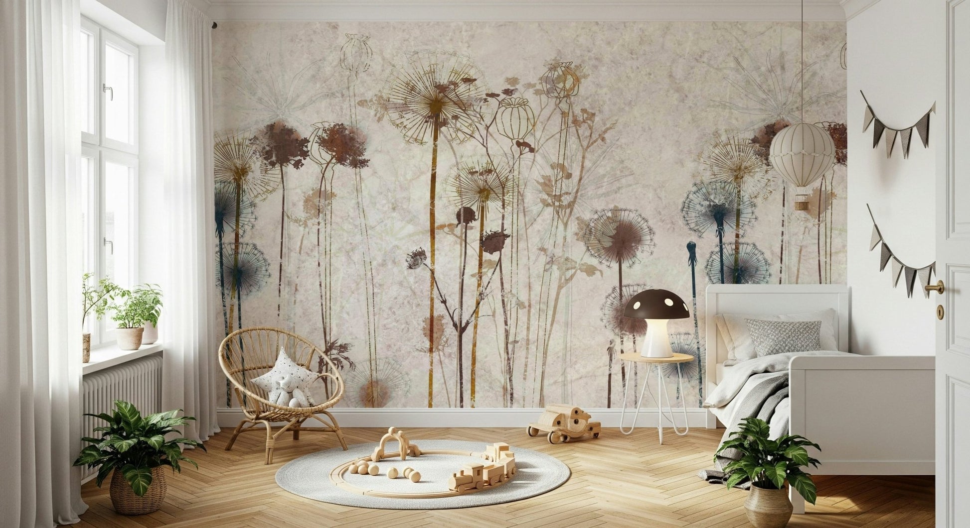 Whispers of the Meadow Wall Mural - Wallanza