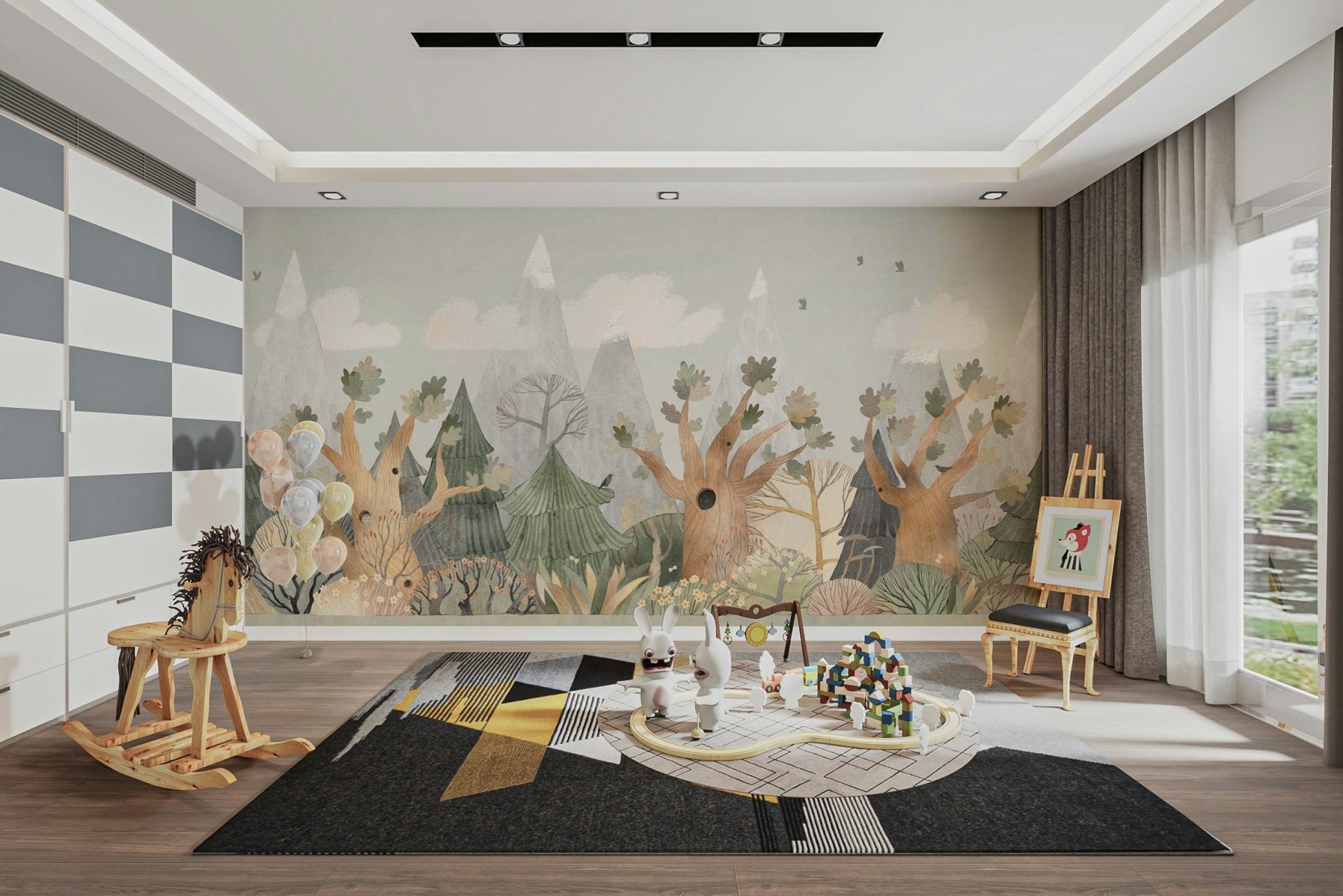 Whispers of the Wildwood Wall Mural - Wallanza