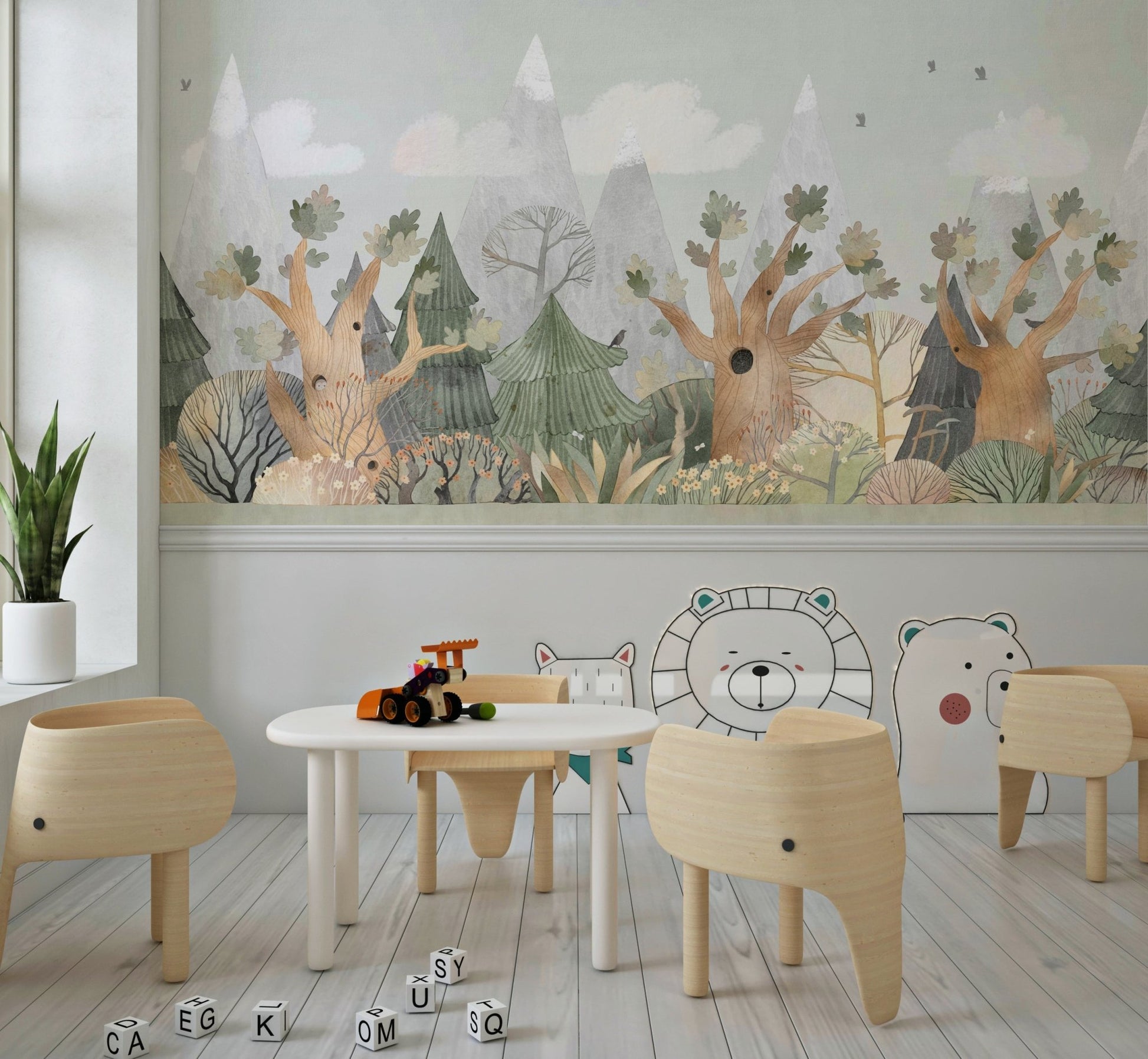 Whispers of the Wildwood Wall Mural - Wallanza