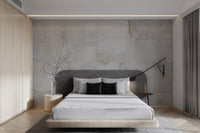 White Textured Plaster Effect Wallpaper - Wallanza