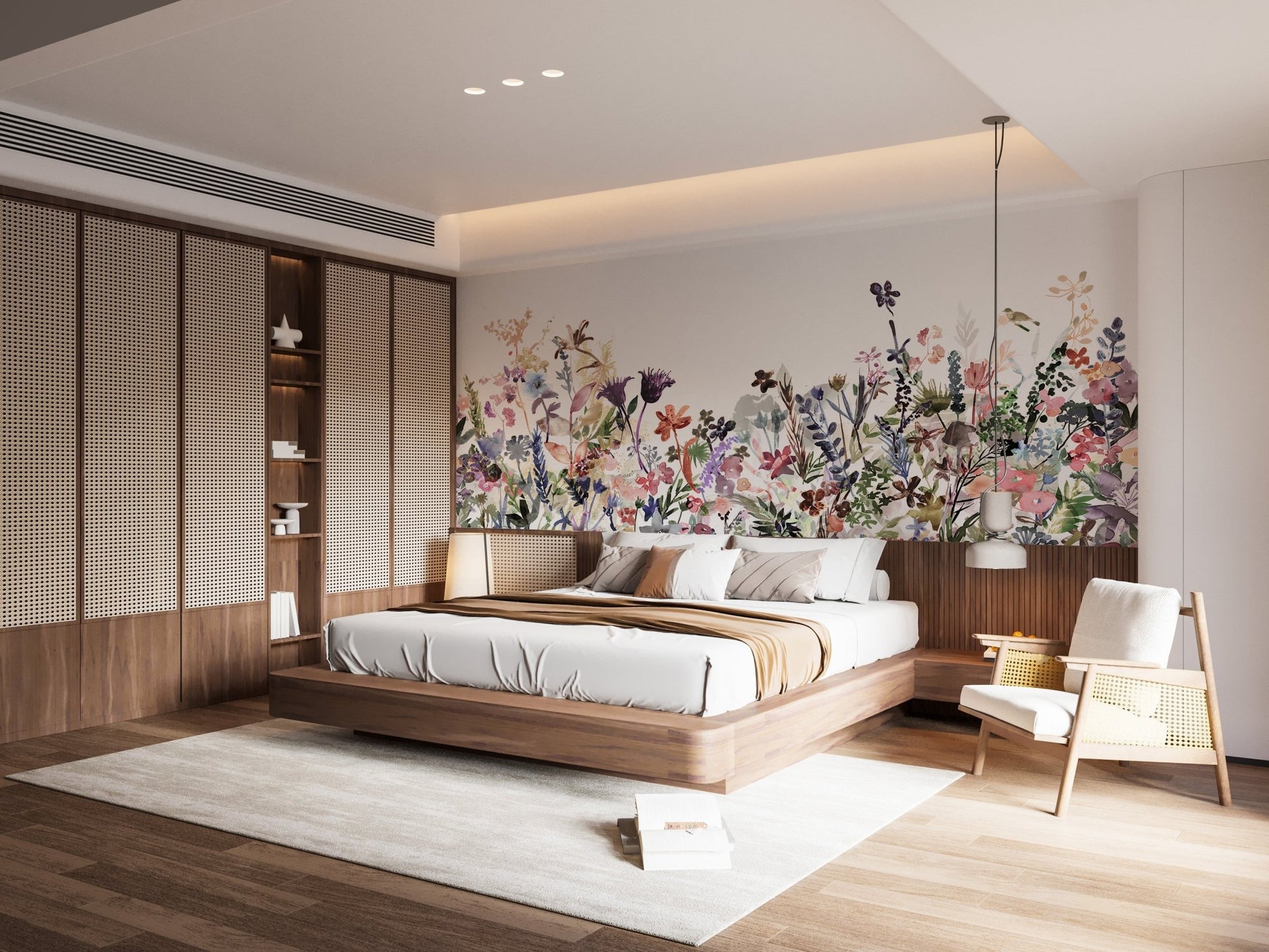 Wildflower Whispers Wall Mural - Wallanza