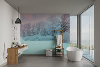 Winter Landscape Snow Forest Wallpaper - Wallanza