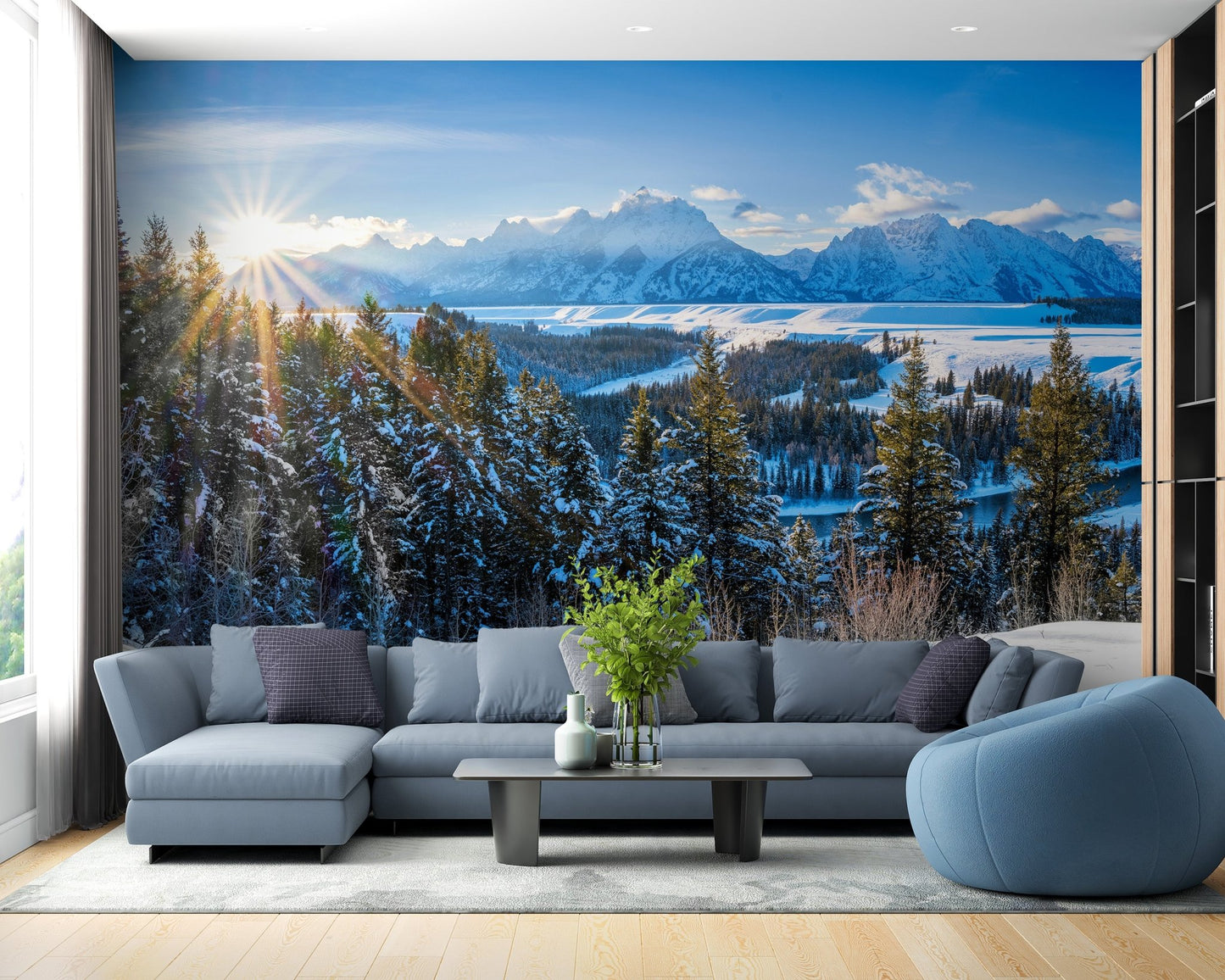 Winter Majesty Wall Mural - Wallanza
