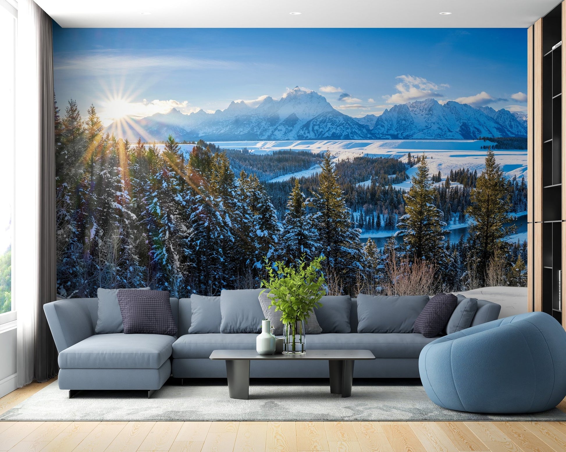 Winter Majesty Wall Mural - Wallanza