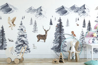 Winter Wonderland Wallpaper Mural - Wallanza