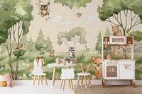 Woodland Joy Kids Wall Mural - Wallanza