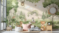 Woodland Joy Kids Wall Mural - Wallanza