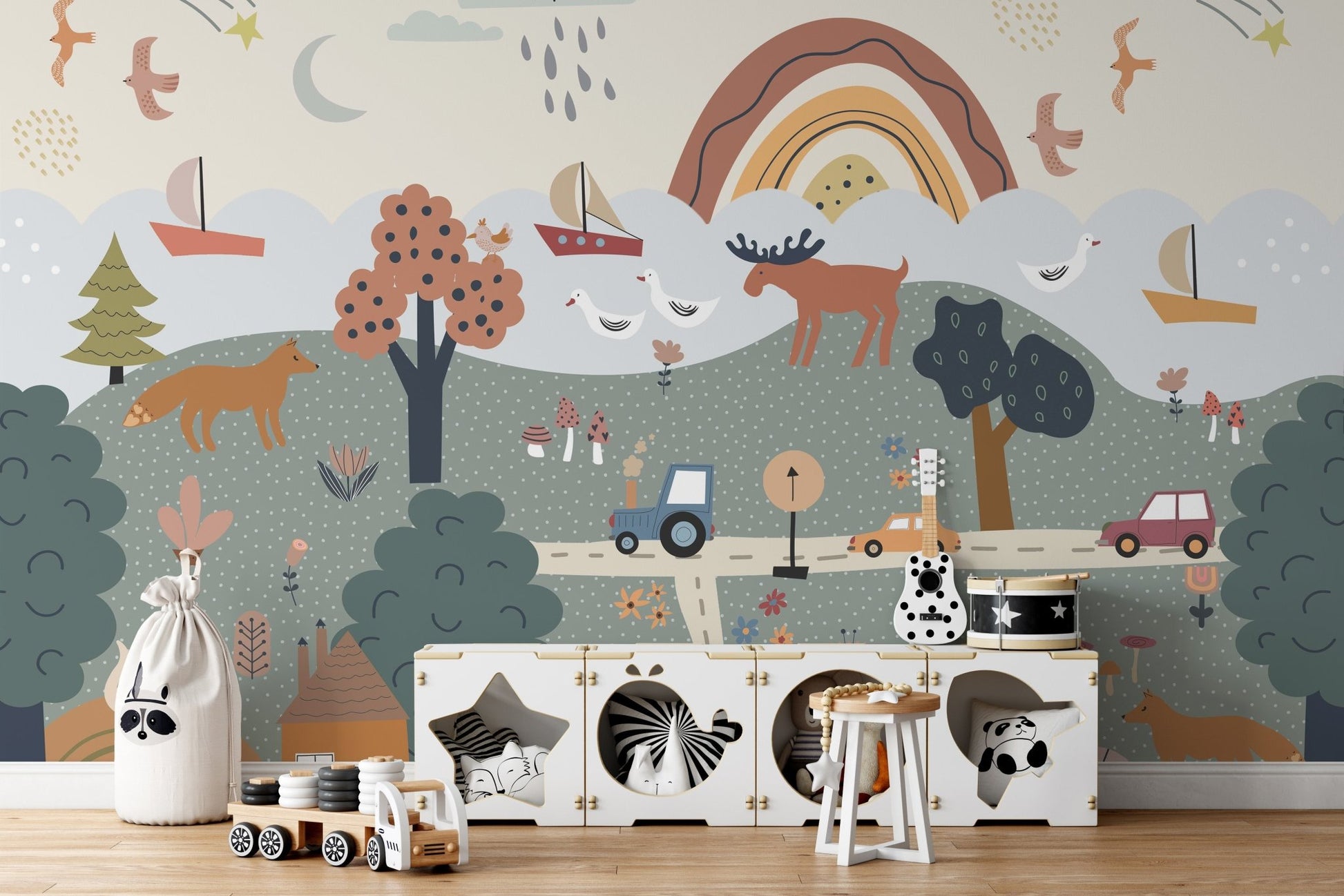 Woodland Nursery Wallpaper - Wallanza