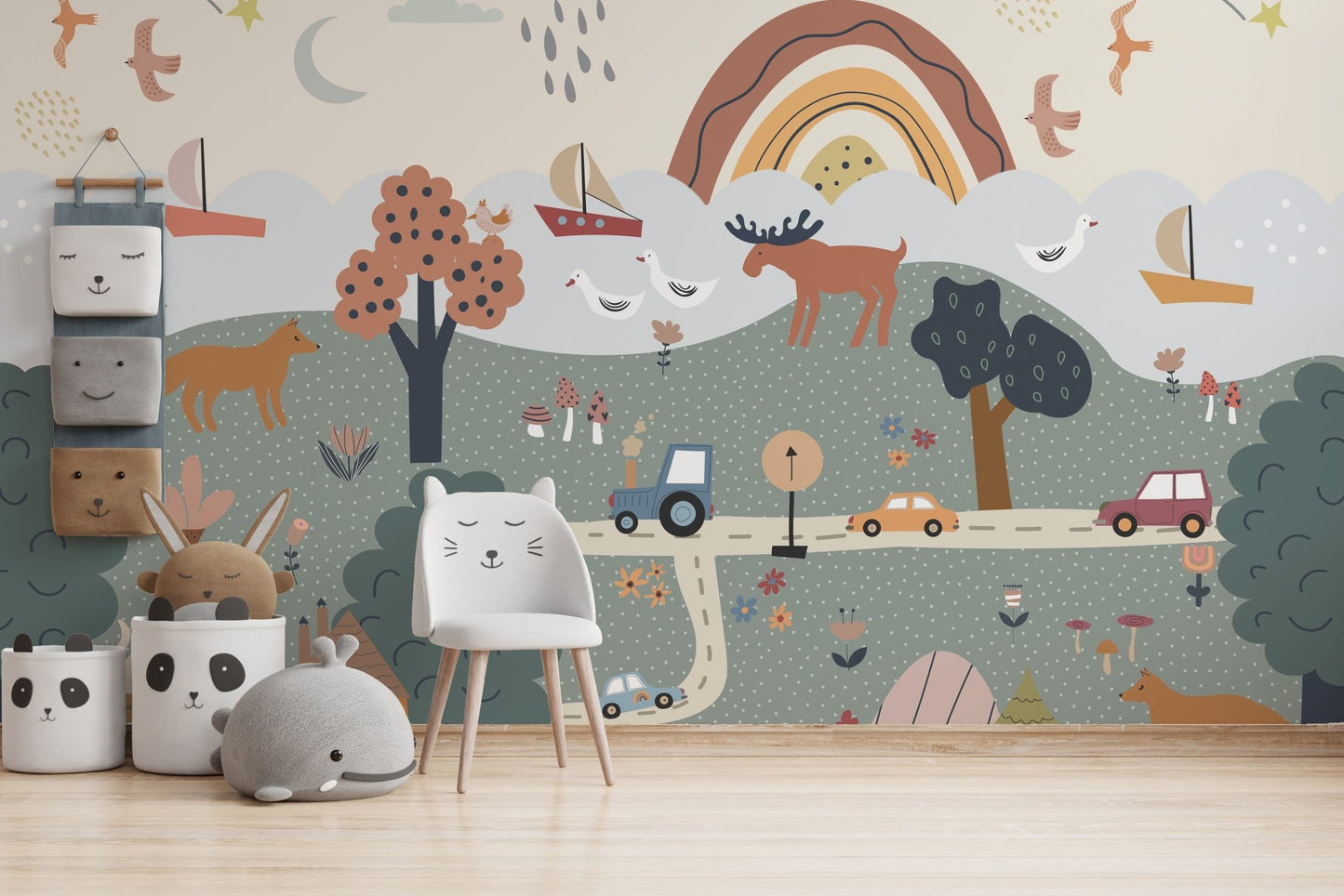 Woodland Nursery Wallpaper - Wallanza