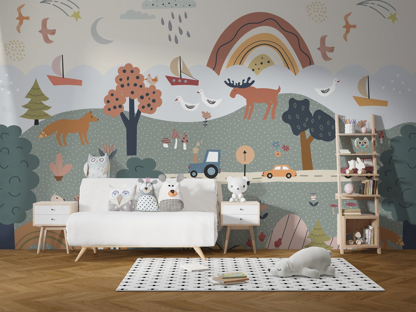 Woodland Nursery Wallpaper - Wallanza