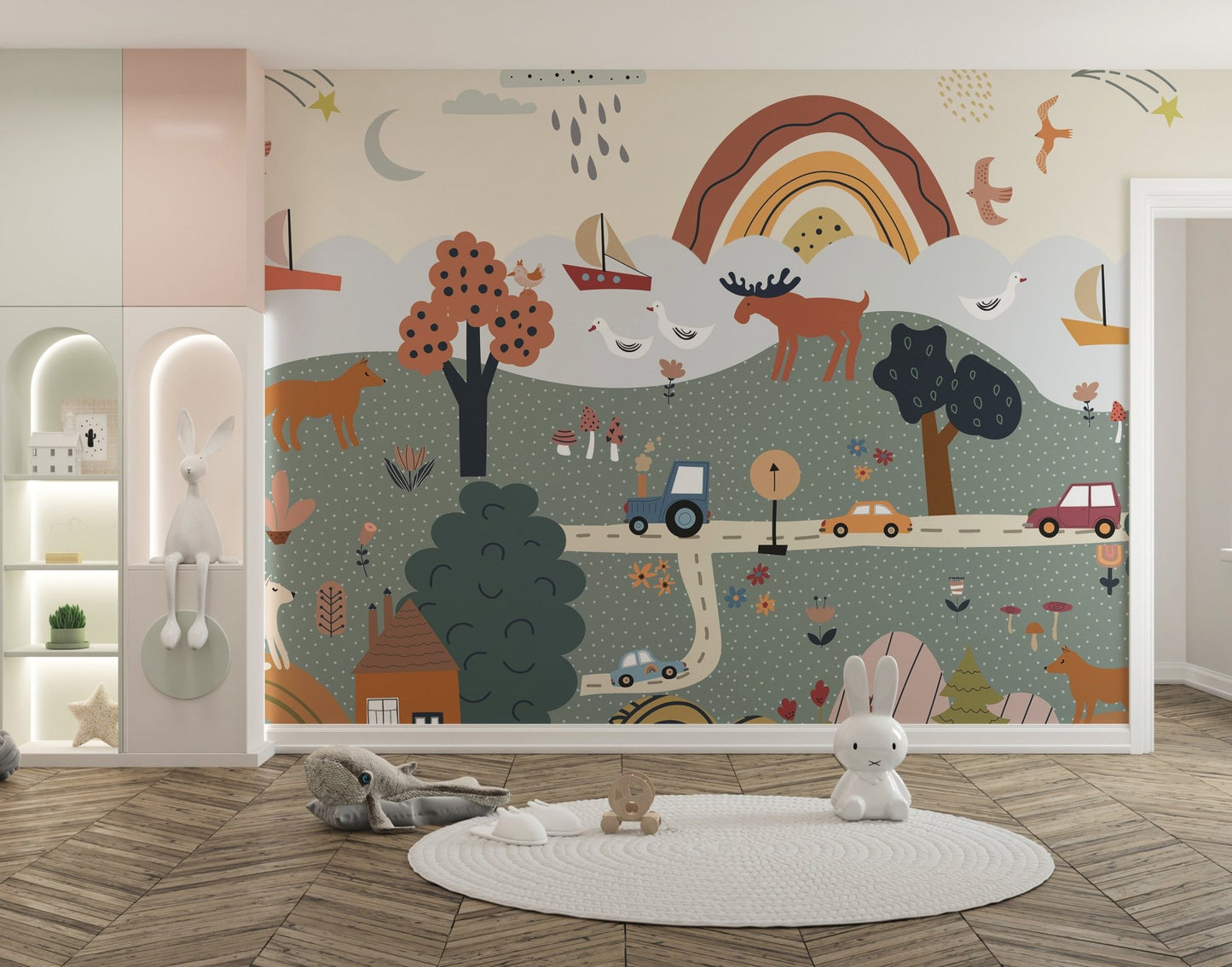Woodland Nursery Wallpaper - Wallanza