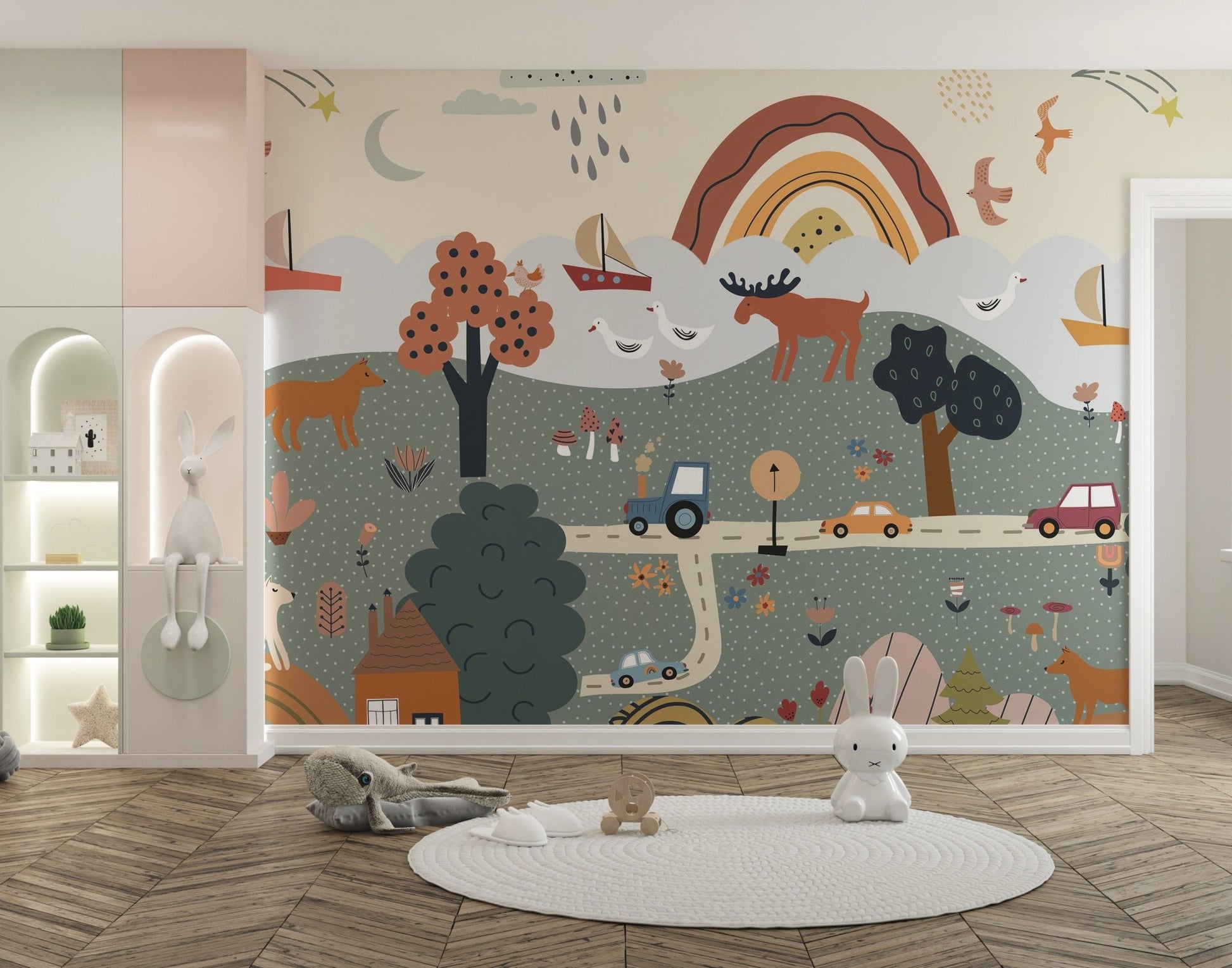 Woodland Nursery Wallpaper - Wallanza