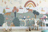 Woodland Nursery Wallpaper - Wallanza
