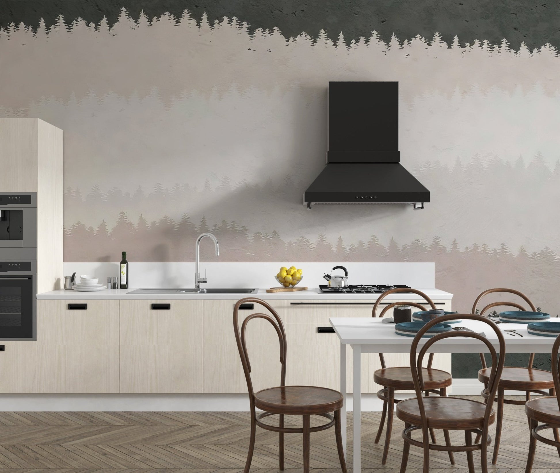 Woodland Shades Wallpaper Mural - Wallanza