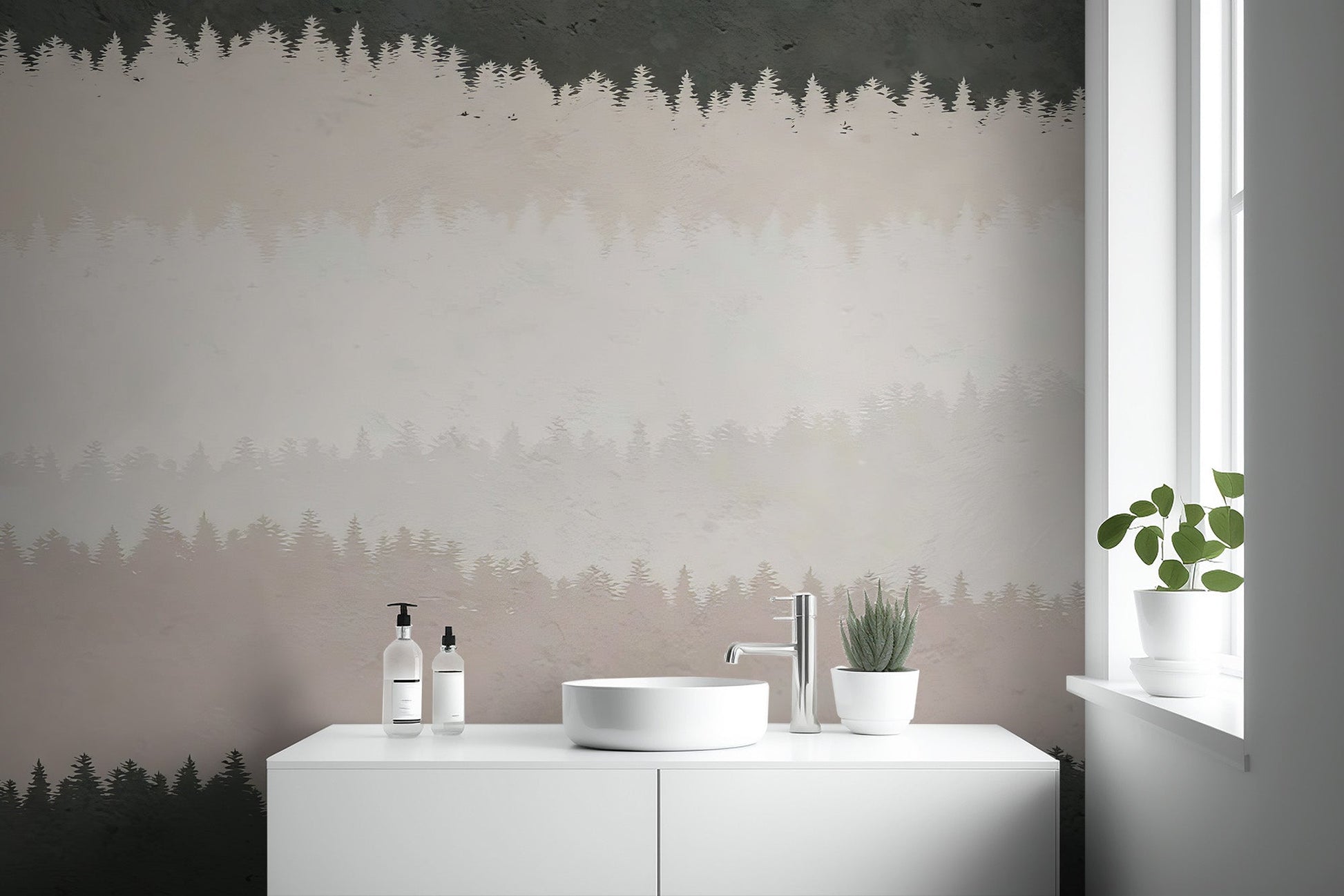 Woodland Shades Wallpaper Mural - Wallanza