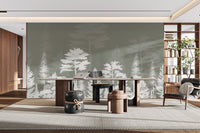 Woods Shadow Wallpaper Mural - Wallanza