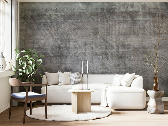 Gray Steel Reverie Wall Mural as home feature wall