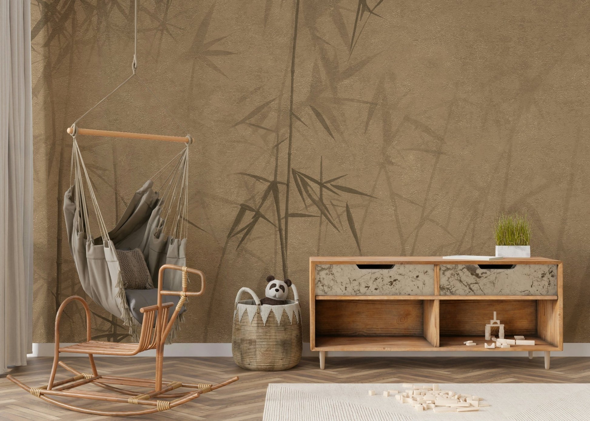 Zen Bamboo Forest Wall Mural - Wallanza