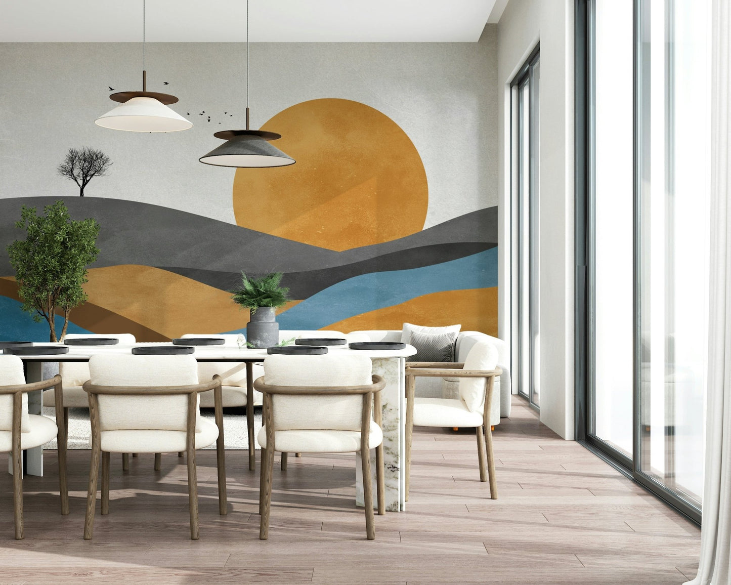 Zenith Horizon Wall Mural - Wallanza